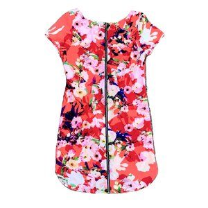 {YUMI KIM} Elana Vermillion Bloom Shift Dress